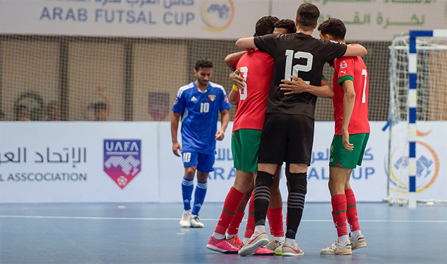 Coupe arabe de futsal : Le Maroc se qualifie en demi-finale